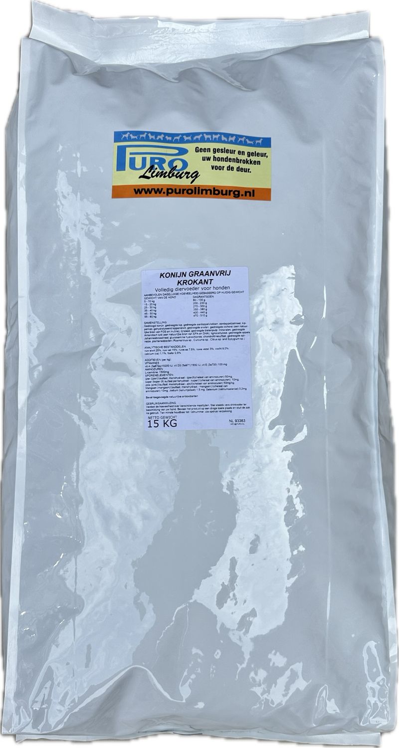 Sensitive Konijn Graanvrij Krokant - 15kg-1